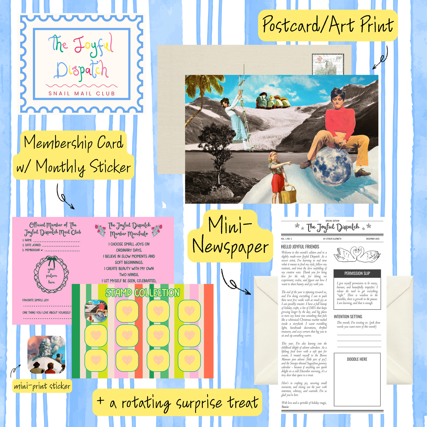 The Joyful Dispatch | Monthly Snail Mail Club